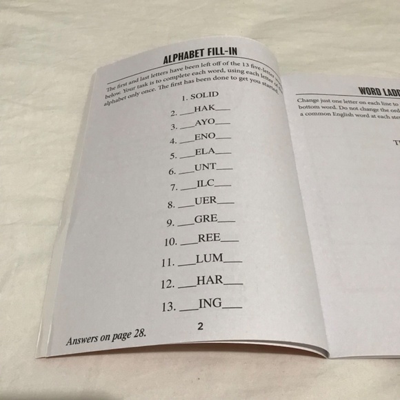 NEW Brain Games Merriam Webster's Variety Word Puzzles Large Print Book Booklet - Picture 3 of 4